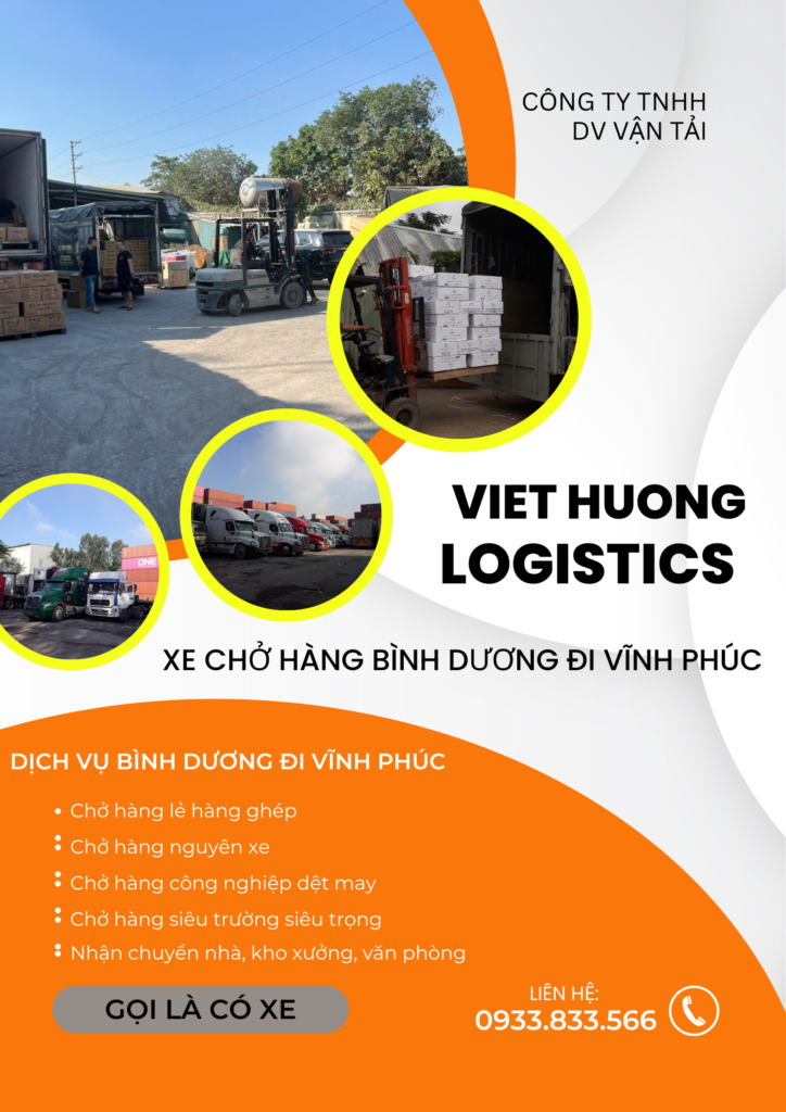 Vận Tải Hàng Bắc Nam - Vận Tải Việt Hương - LH Báo Giá: 0933833566(zalo) Xe chở Hàng Bình Dương đi Vĩnh Phúc - LH: 0933.933.566(zalo)