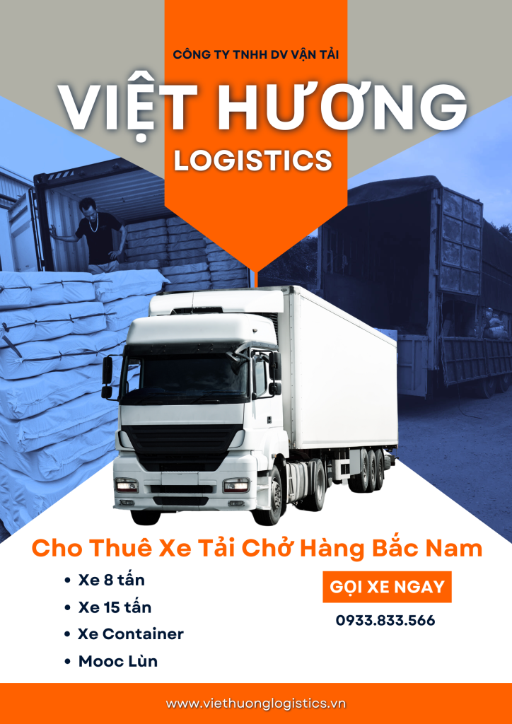 Vận Tải Hàng Bắc Nam - Vận Tải Việt Hương - LH Báo Giá: 0933833566(zalo) Dịch vụ Cho Thuê Xe Tải Chở Hàng Bắc Nam của Viet Huong Logistics