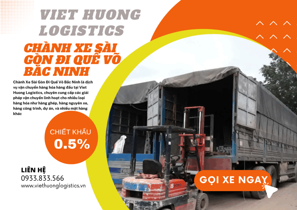 Vận Tải Hàng Bắc Nam - Vận Tải Việt Hương - LH Báo Giá: 0933833566(zalo) Chành xe Sài Gòn đi Quế Võ Bắc Ninh