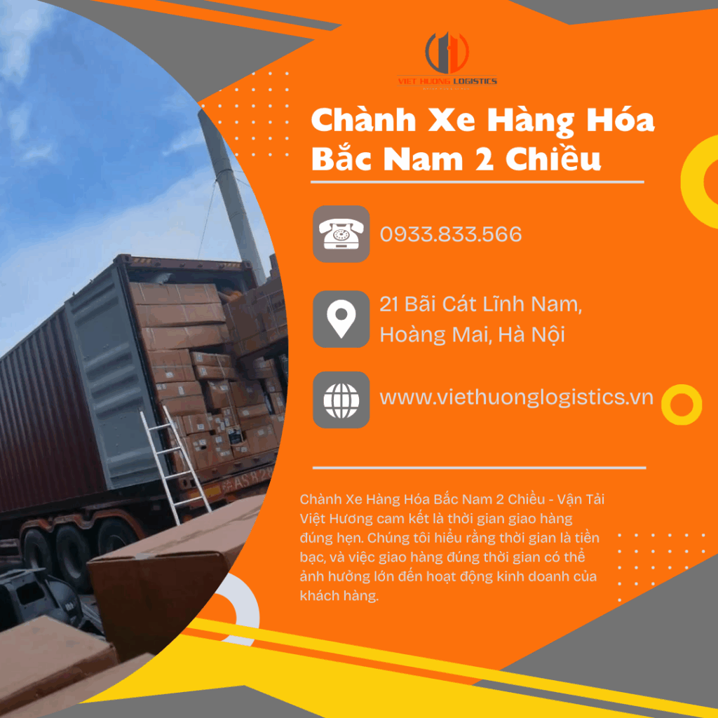 Chành Xe tải 15 Tấn chở hàng Bắc Nam - Vận Tải Việt Hương. LH: 0933.833.566/zalo
