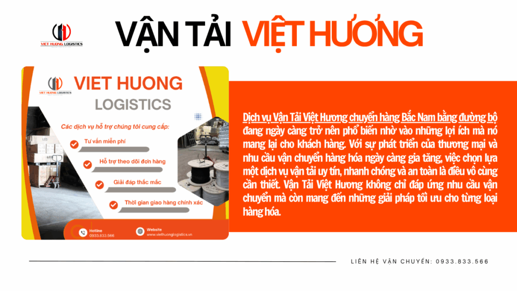 Chành Xe Bắc Nam - Vận Tải Việt Hương