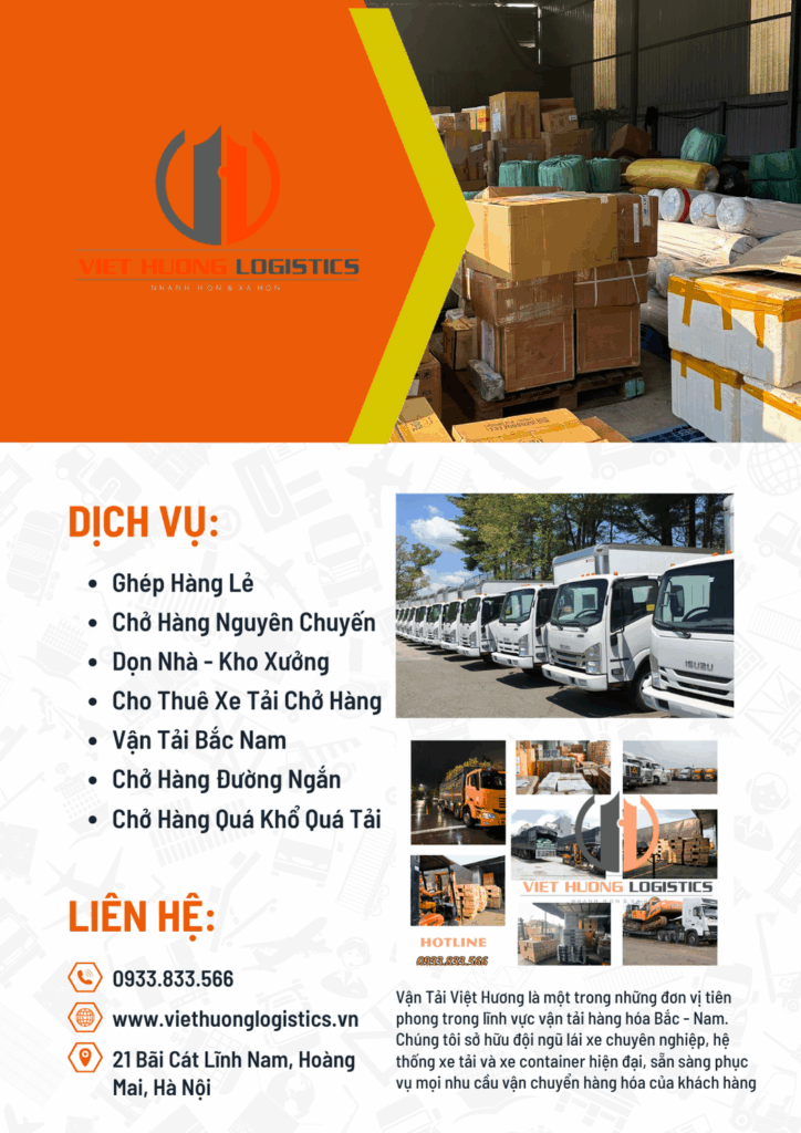 Vận Tải Hàng Bắc Nam - Vận Tải Việt Hương - LH Báo Giá: 0933833566(zalo) Vận tải hàng máy móc SG đi HN 2-3 ngày – Vận Tải Việt Hương