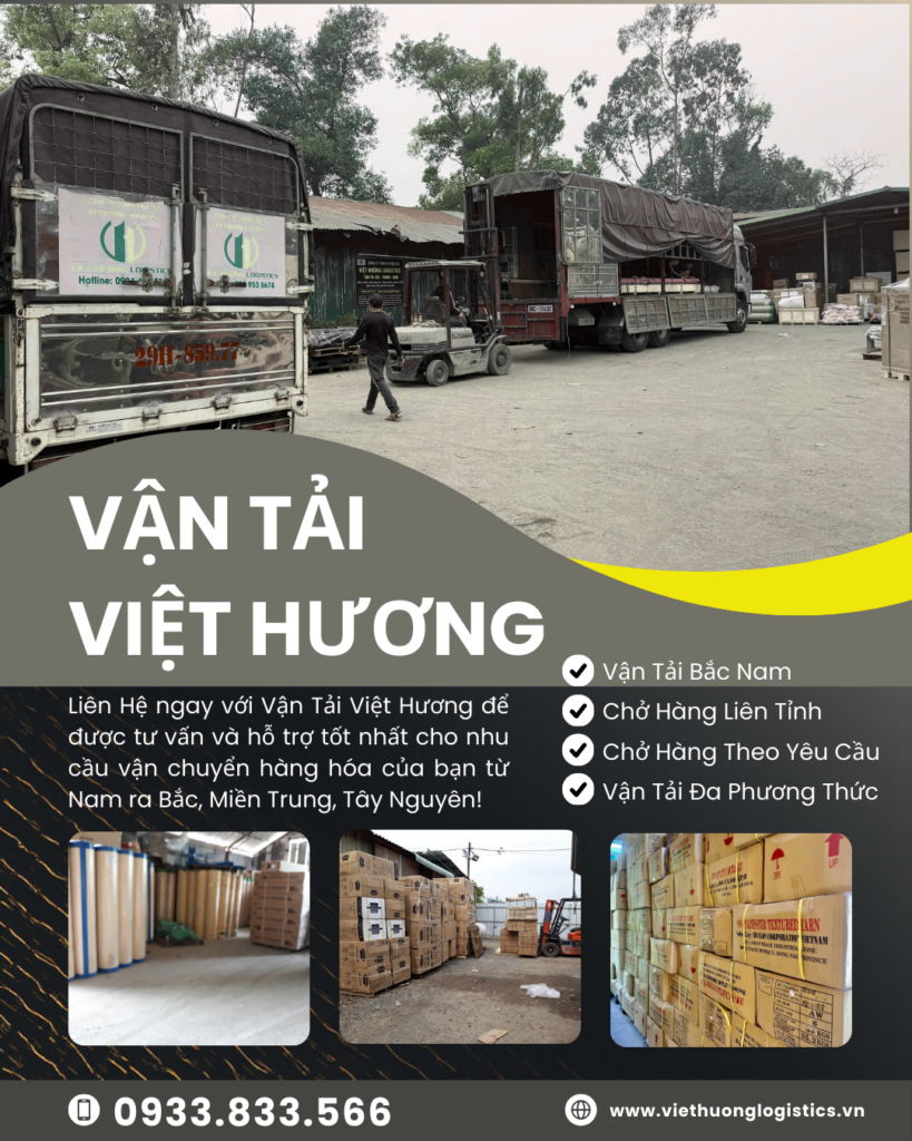 Vận Tải Hàng Bắc Nam - Vận Tải Việt Hương - LH Báo Giá: 0933833566(zalo) Các mặt hàng thường gửi tại Chành Xe Đà Nẵng đi Sài Gòn 1-2 ngày