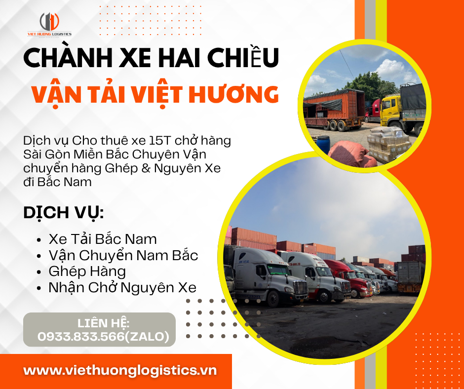 Vận Tải Hàng Bắc Nam - Vận Tải Việt Hương - LH Báo Giá: 0933833566(zalo) Gửi Hàng Bằng Xe Tải Bắc Nam 8-15Tan - Vận Tải Việt Hương. ĐT: 0933.833.566 /zalo