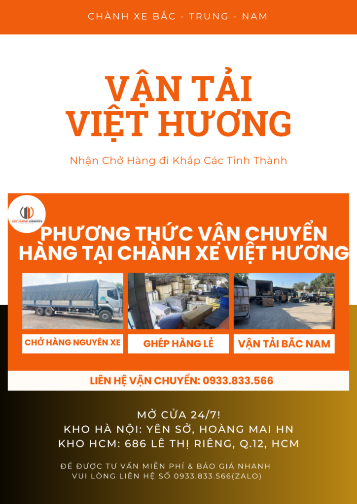 Vận Tải Hàng Bắc Nam - Vận Tải Việt Hương - LH Báo Giá: 0933833566(zalo) Cho Thuê Xe 15T Chở Hàng Sài Gòn Hà Nội - ĐT 0933833566